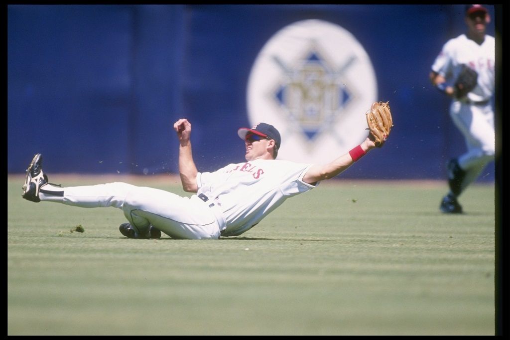 California Angels' outfielder Tim Salmon California Angels' outfielder Tim Salmon