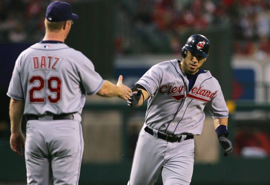 Cleveland Indians' designated hitter Travis Hafner Cleveland Indians' designated hitter Travis Hafner