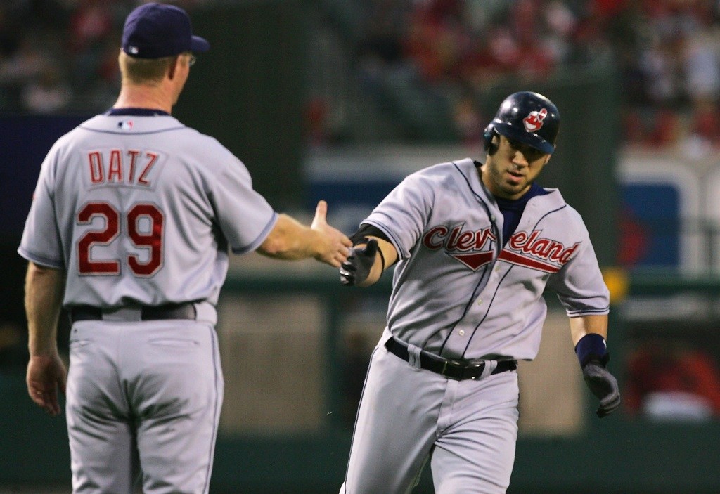 Cleveland Indians' designated hitter Travis Hafner Cleveland Indians' designated hitter Travis Hafner