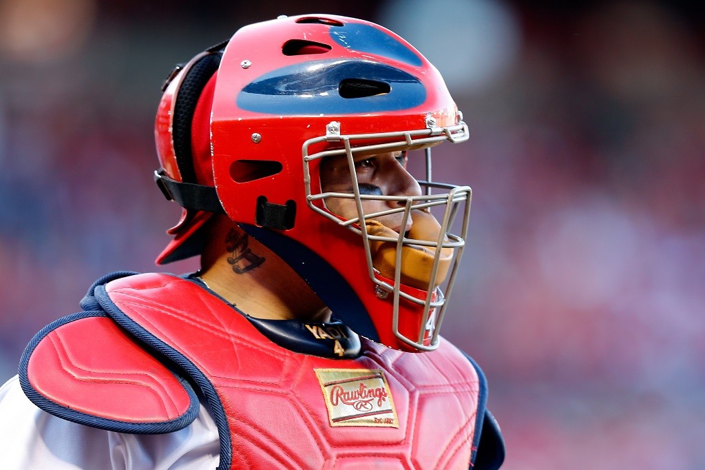 St. Louis Cardinals catcher Yadier Molina St. Louis Cardinals catcher Yadier Molina
