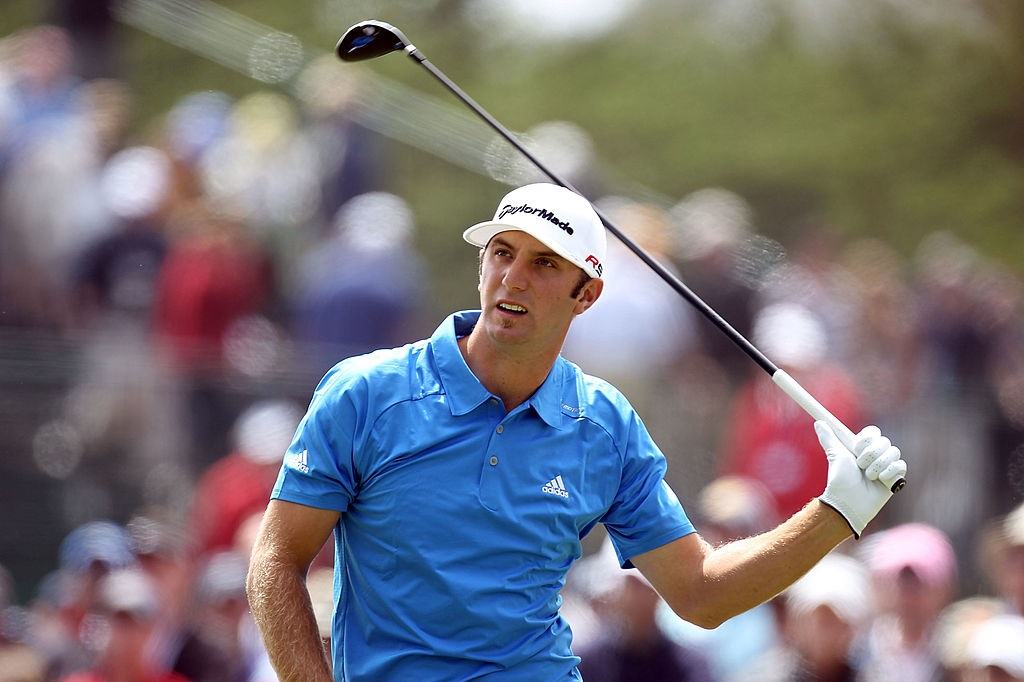 Dustin Johnson at the U.S. Open in 2010