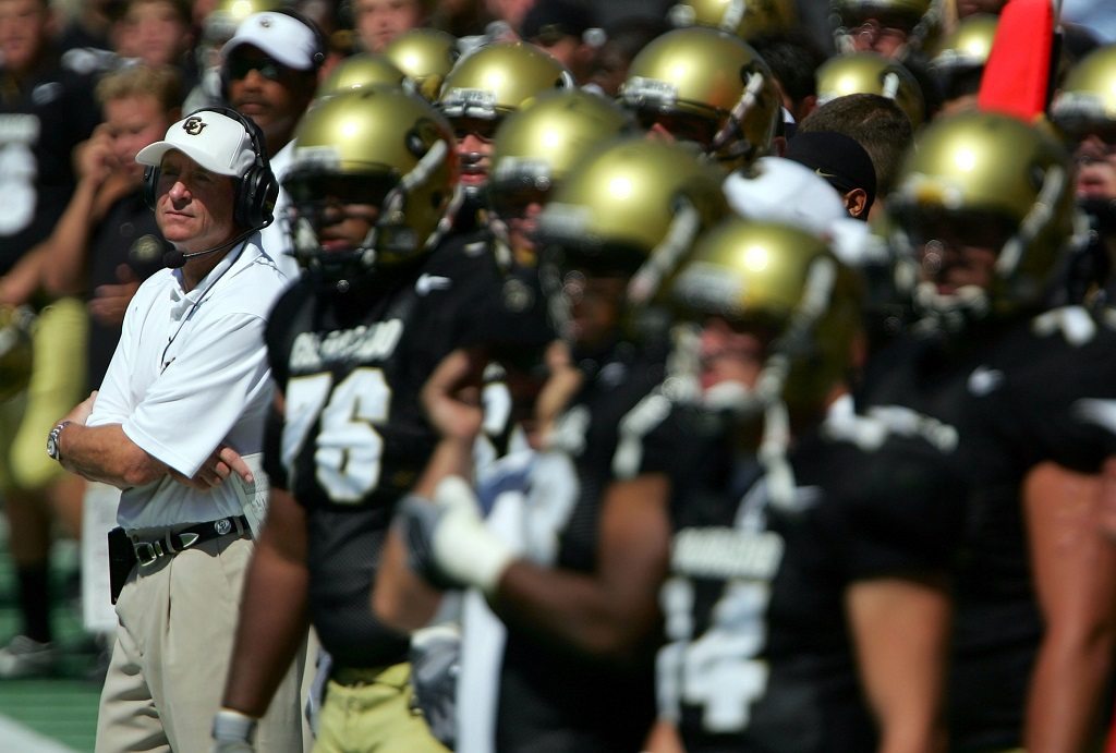 Former Colorado Buffaloes head coach Gary Barnett Former Colorado Buffaloes head coach Gary Barnett