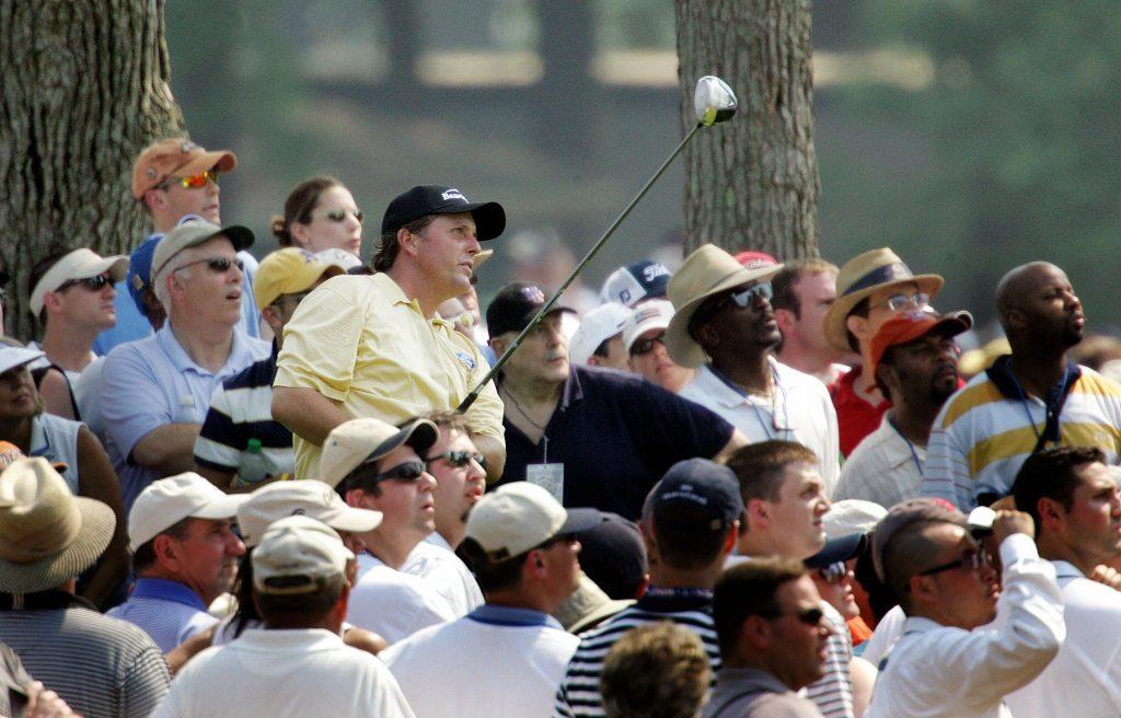 Phil Mickelson at the U.S. Open in 2006