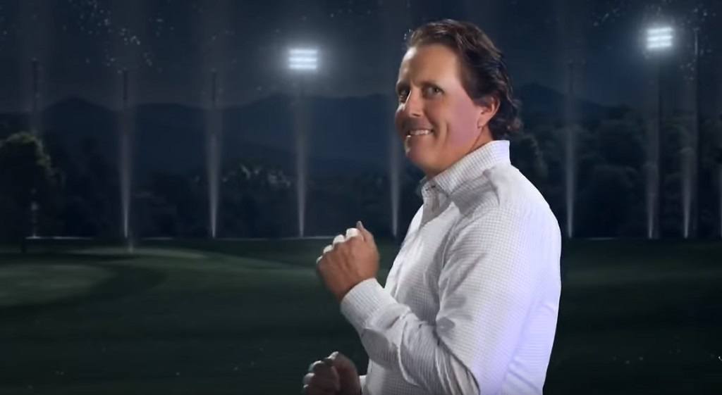 Phil Mickelson in the new Mizzen + Main commercial
