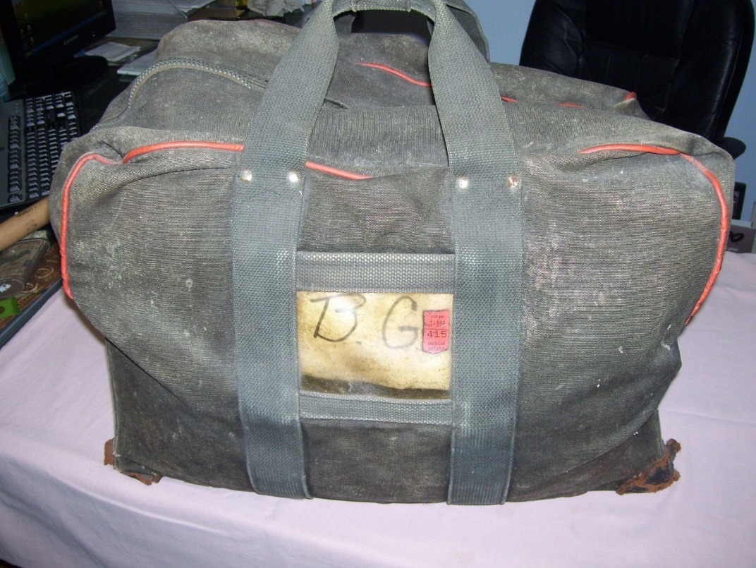 Boston Red Sox infielder Billy Goodman's game-used bag