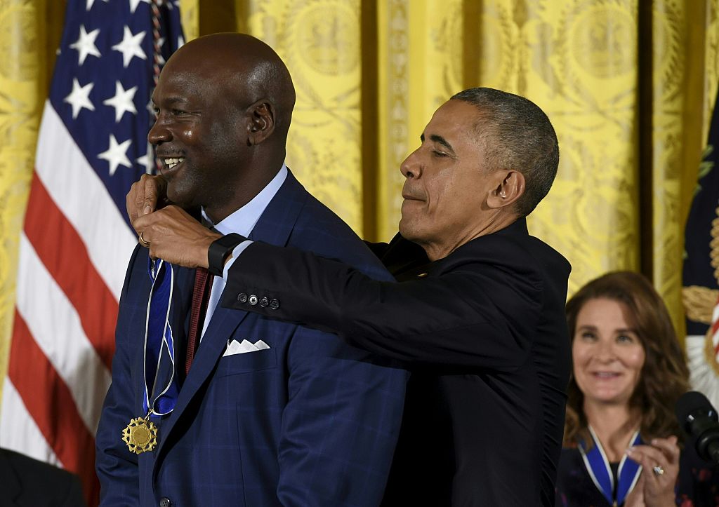 Michael Jordan Barack Obama Presidential Medal of Freedom