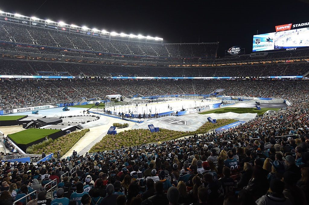 a 2015 NHL Stadion Series játék Santa Clara, California