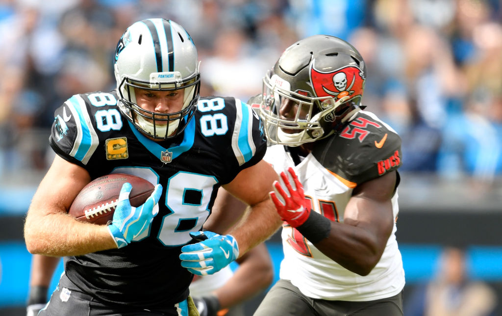 Greg Olsen is one of the best tight ends of his era.