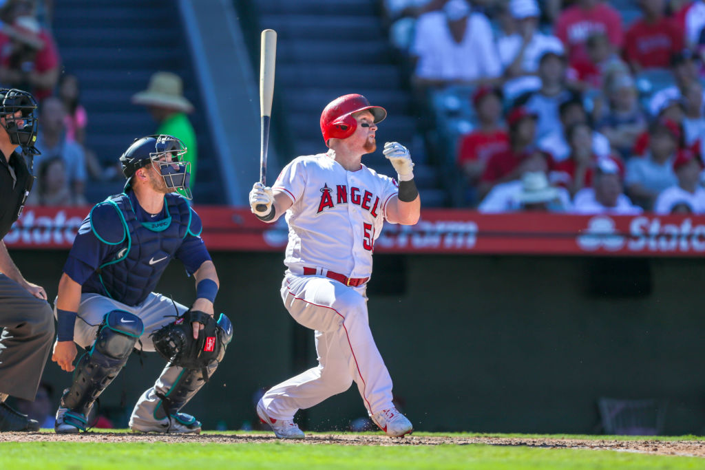 The Angels' Kole Calhoun has one of the longest opening day streaks in baseball