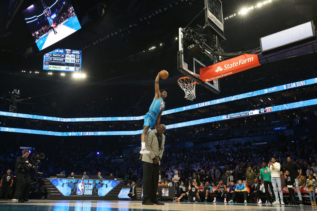 Hamidou Diallo has one of the highest verticals in the NBA