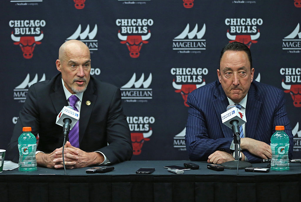 John Paxson (left) and Gar Forman comprise one of the worst front offices in the NBA