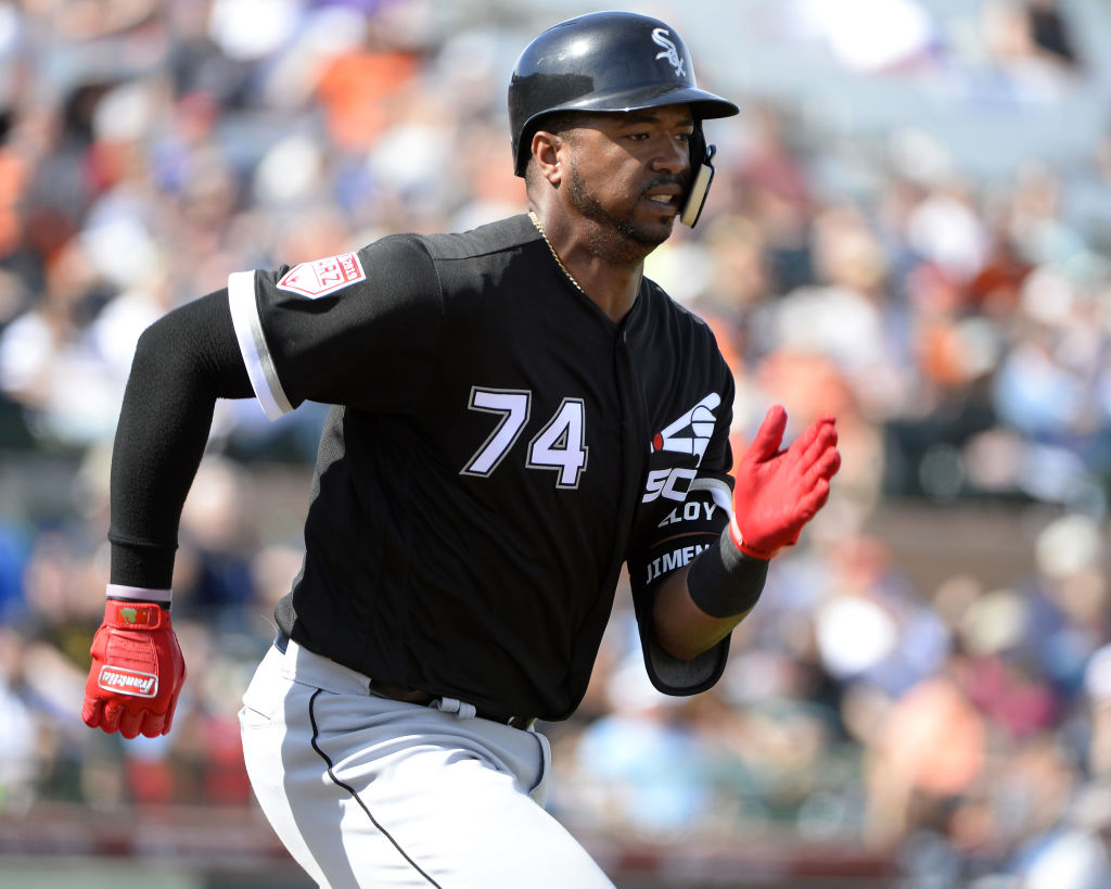 Chicago White Sox player Eloy Jimenez