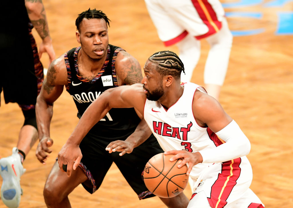 Dwyane Wade recorded a triple-double during his final NBA game in 2019.