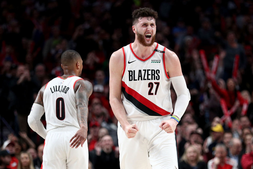 Jusuf Nurkic was a key piece to Portland's offense and defense before he got hurt.