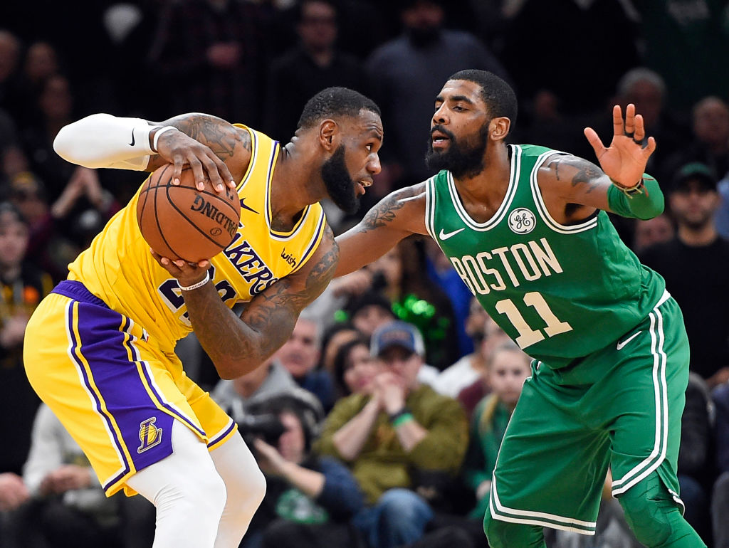 Kyrie Irving could join up with LeBron James and the Lakers next season.