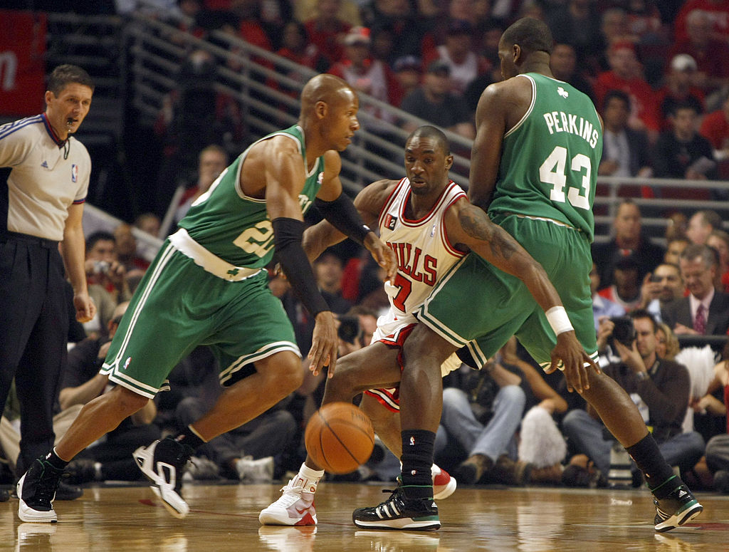 Ray Allen erupted for 51 points in a game against the Bulls in the 2009 NBA playoffs.