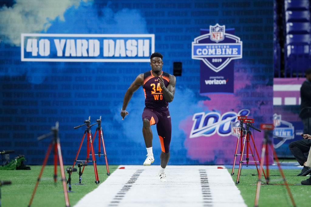 D.K. Metcalf has one of the fastest 40-yard dash times of any receiver in the 2019 NFL draft