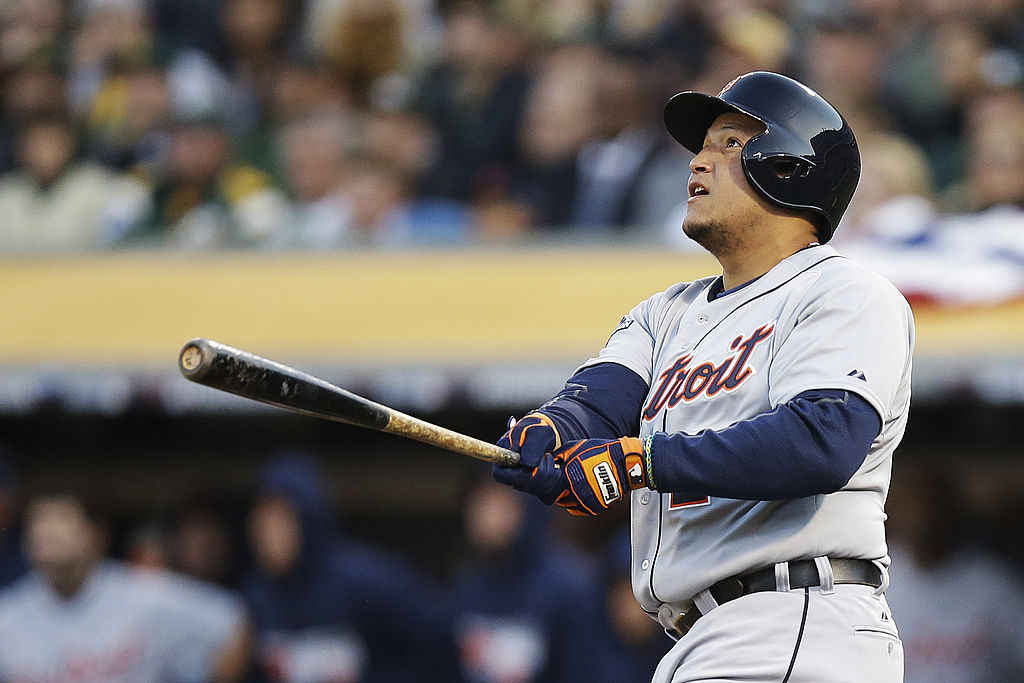 Miguel Cabrera's home run trots tend to take a long time.