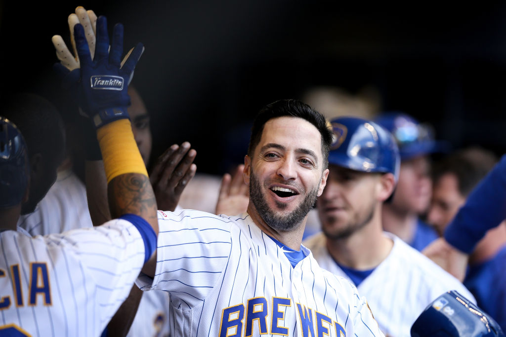 The Brewers Ryan Braun is one of the active MLB players with the most RBIs.