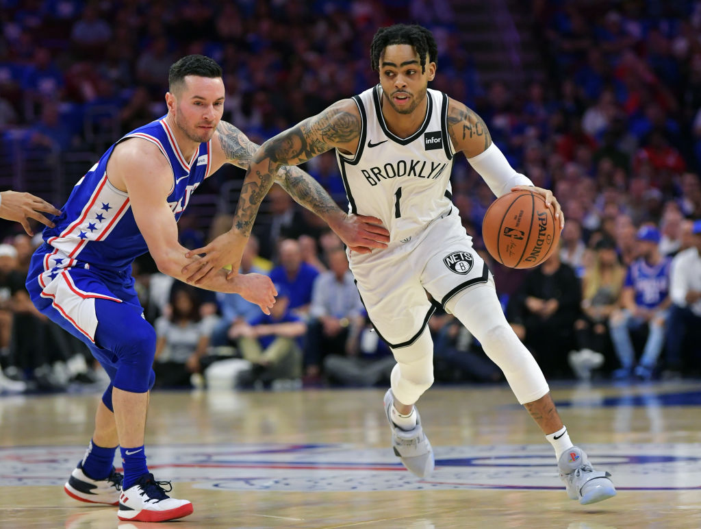 If they play it right, D'Angelo Russell (right) the Brooklyn Nets could soon rise in the Eastern Conference.