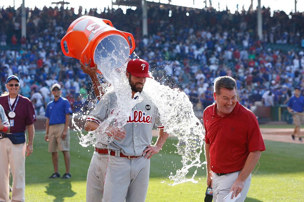 Cole Hamels is one of a handful of active MLB pitchers who has thrown a ho-hitter.