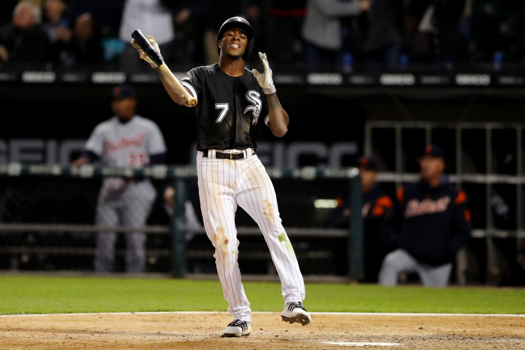One of Tim Anderson's bat flips early in the 2019 season drew the ire of the Kansas City Royals.