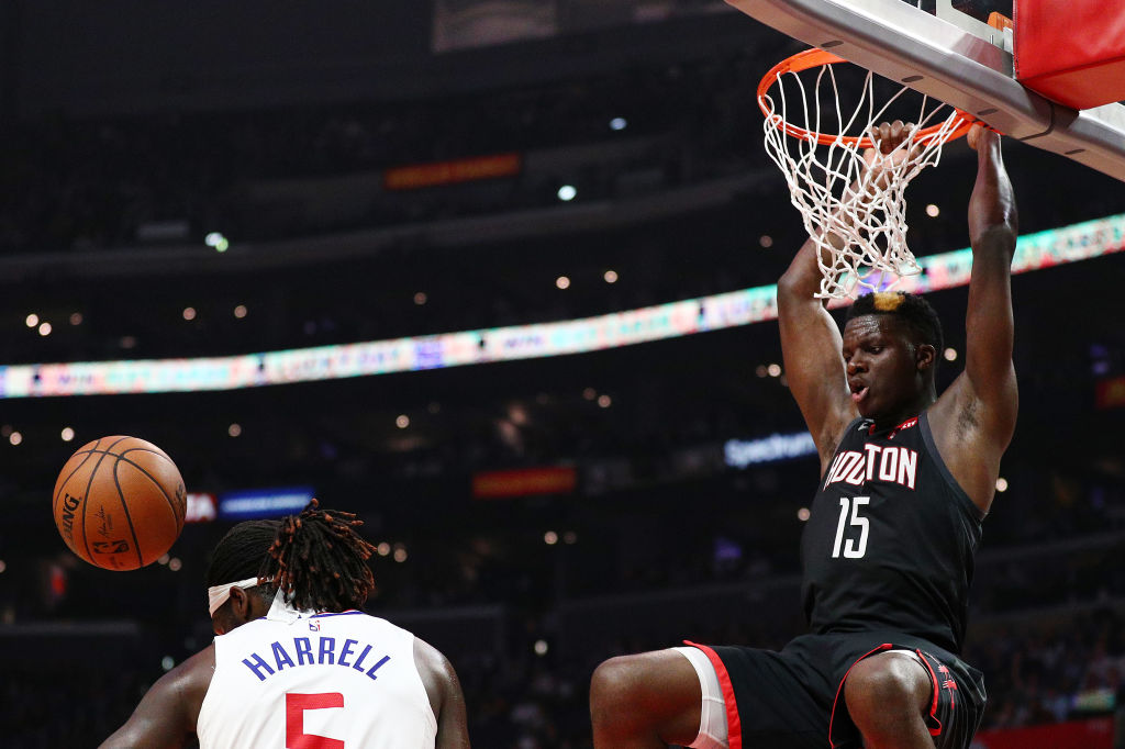 The Rockets Clint Capela had one of the best field goal percentages in the 2019 NBA playoffs after the first round.