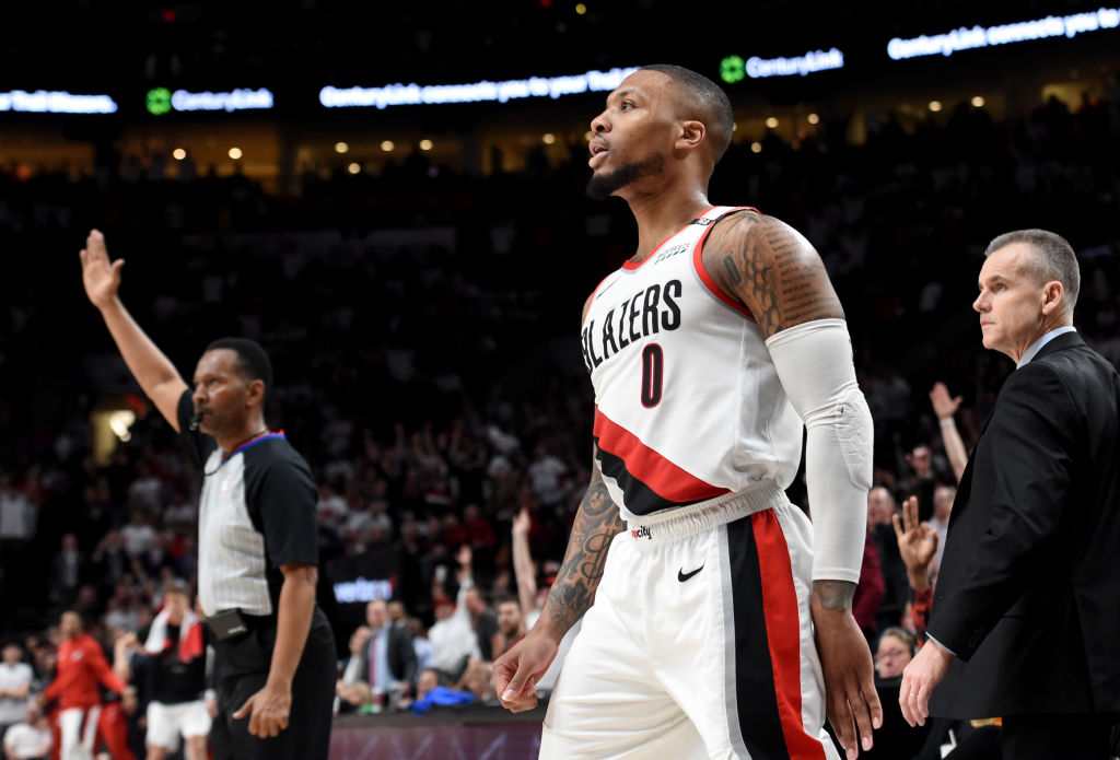 Damian Lillard is one of the only players to win an NBA playoffs series with a buzzer-beater.