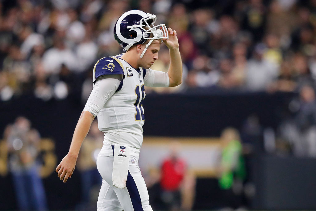 Jared Goff is one of the NFL quarterbacks who might have to settle for less on their next contracts.