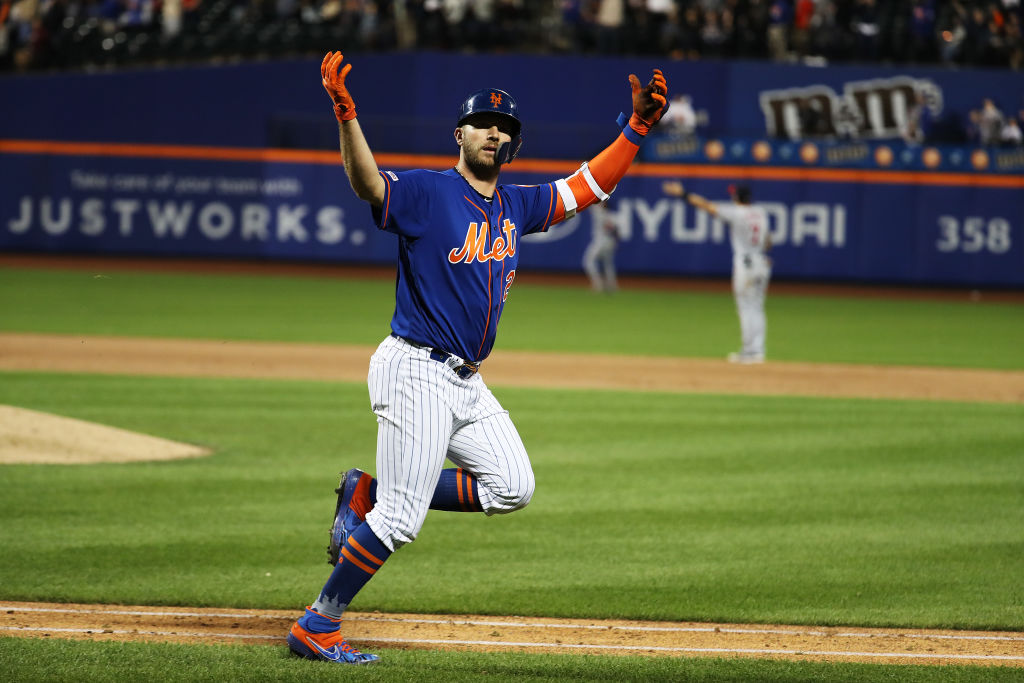 Mets rookie Pete Alonso hopes to compete in the home run derby in 2019.