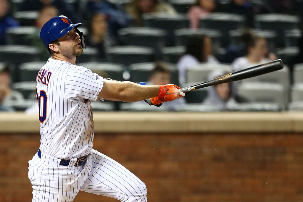 Mets rookie Pete Alonso hopes to compete in the home run derby in 2019.