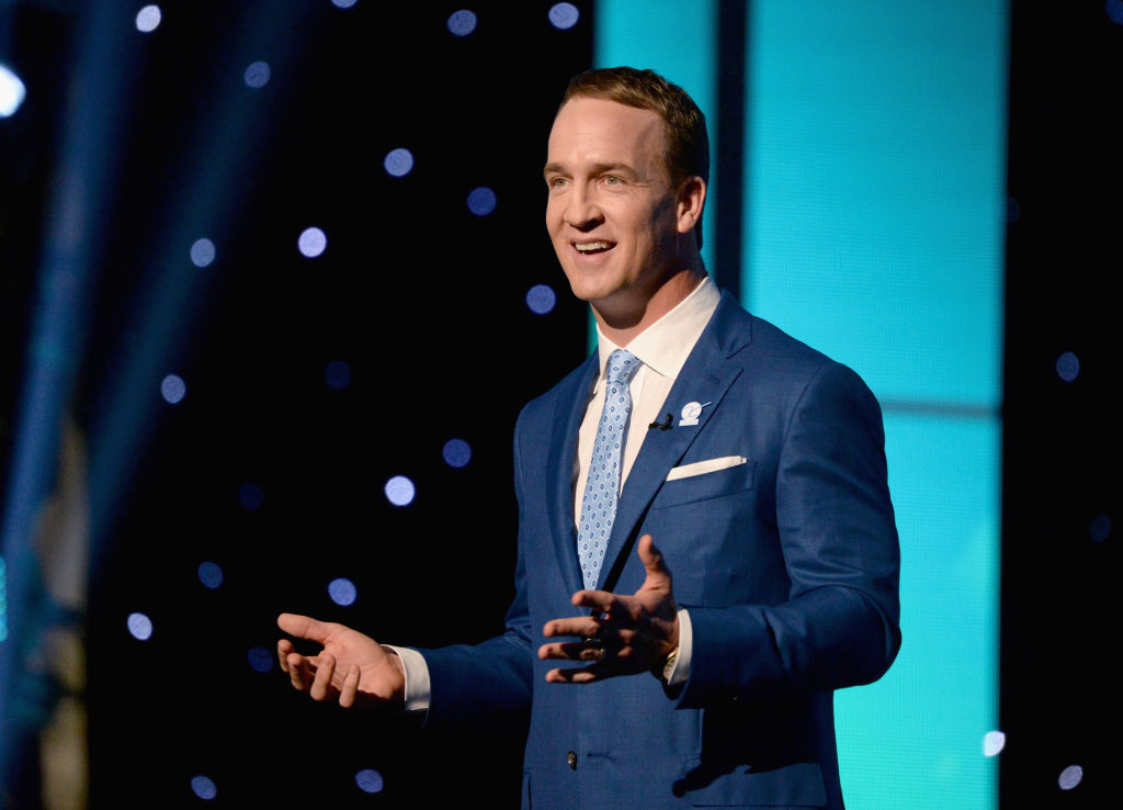 NFL great Peyton Manning hopes the latest group of rookie quarterbacks can break one of his records.