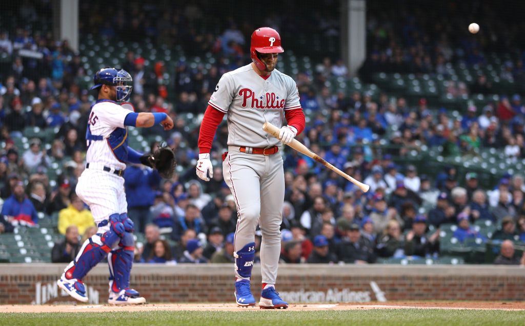 Should the Philadelphia Phillies start worrying about Bryce Harper's struggles at the plate?