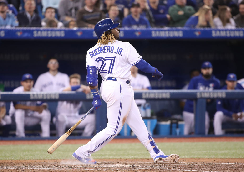 Vladimir Guerrero Jr. has a lot of hype surrounding him considering what his Hall of Fame dad achieved.