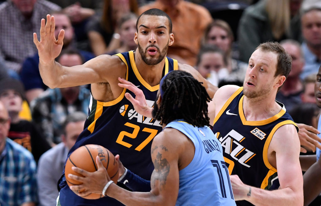Mike Conley won't have to worry about facing defensive ace Rudy Gobert after his trade to the Utah Jazz.