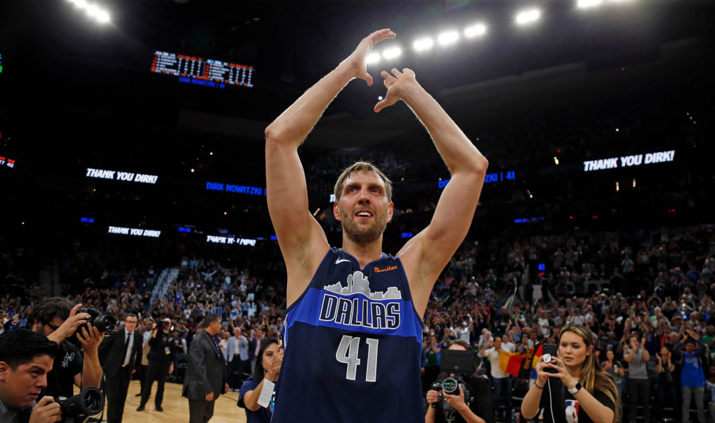 Dirk Nowitzki overcame illness to play in the 2011 NBA Finals.