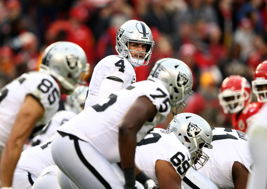 Derek Carr (No. 4) and the Oakland Raiders will provide plenty of entertainment on HBO's Hard Knocks in 2019.