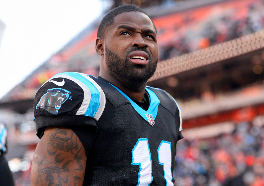 Torrey Smith of the Carolina Panthers