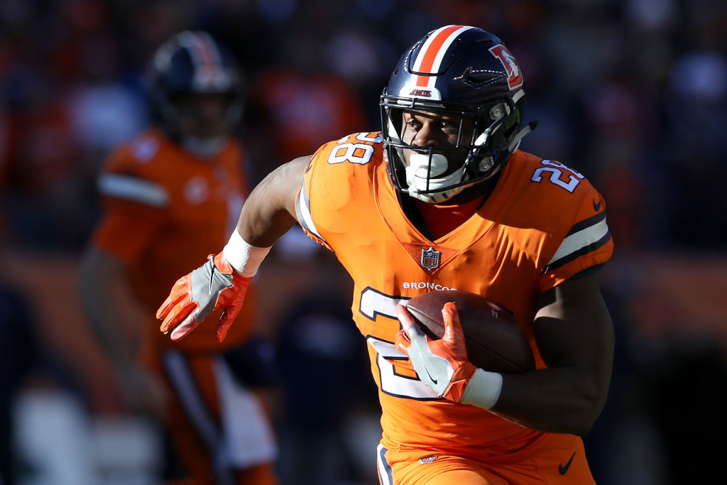 Denver's Royce Freeman is one of the NFL running backs who could surpass fantasy expectations in 2019.