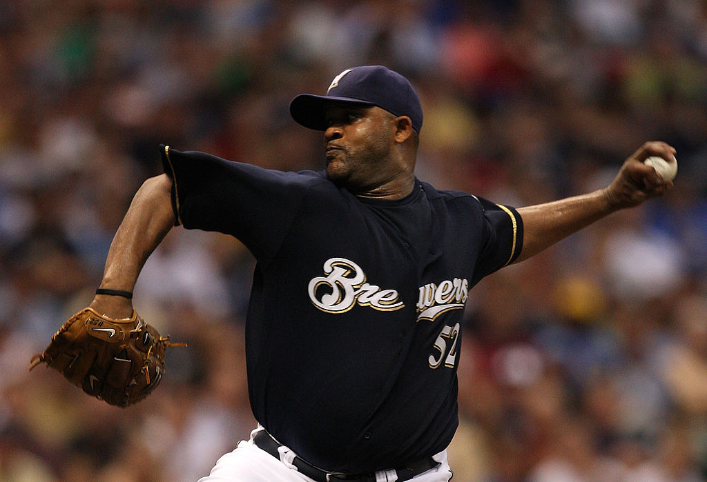 CC Sabathia during his dominant run with the Milwaukee Brewers