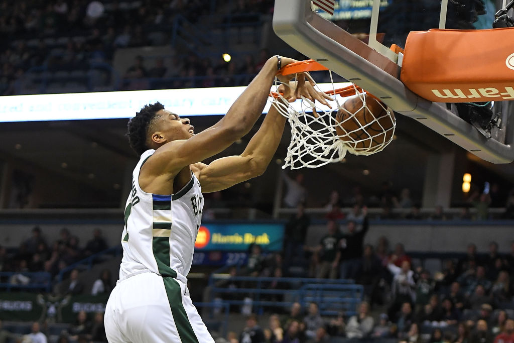 Giannis Antetokounmpo had dozens of highlight plays during his NBA MVP season of 2018-19.