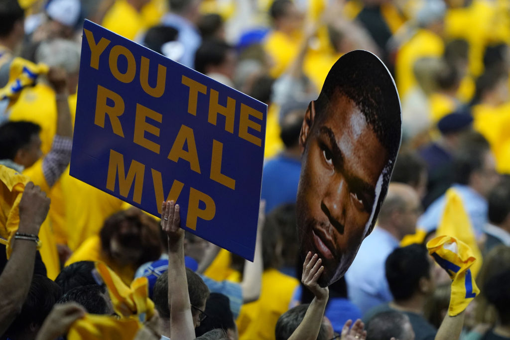 Kevin Durant is welcome back with the Golden State Warriors anytime.