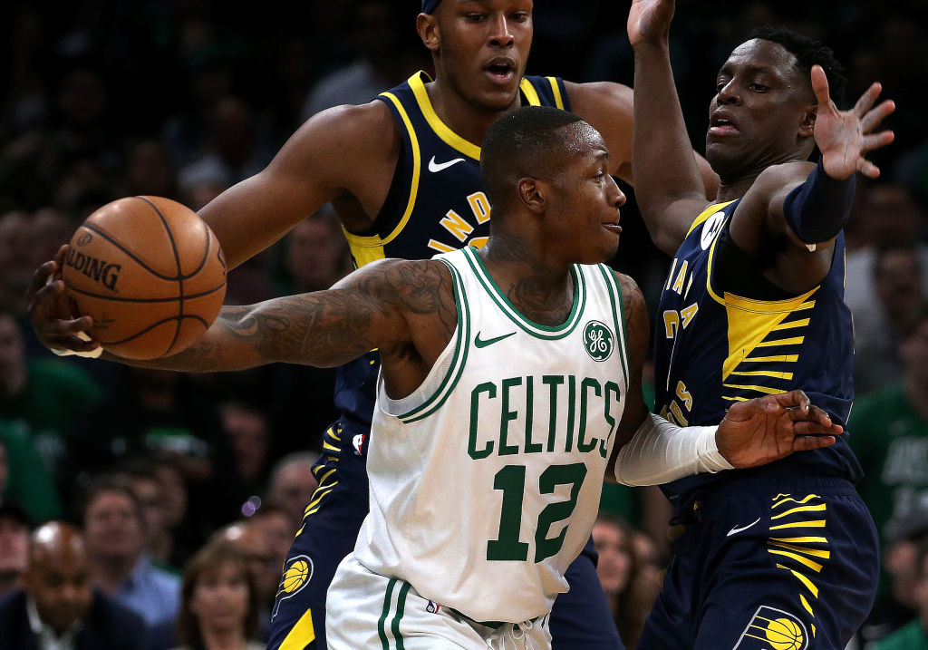 The Hornets added Terry Rozier (middle) to replace Kemba Walker, but it might be one of the worst deals in NBA free agency in 2019.