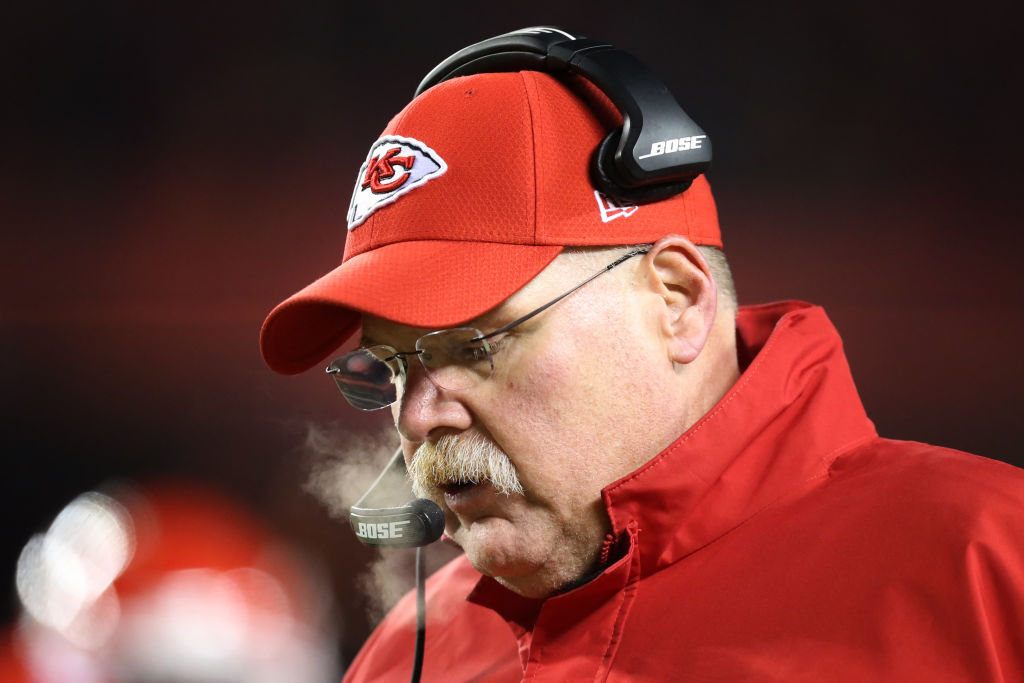 Comments about Chiefs coach Andy Reid and his son landed a radio host in hot water.