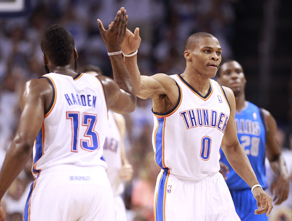 James Harden and Russell Westbrook will have to work out the power dynamic when they team up on the Rockets.