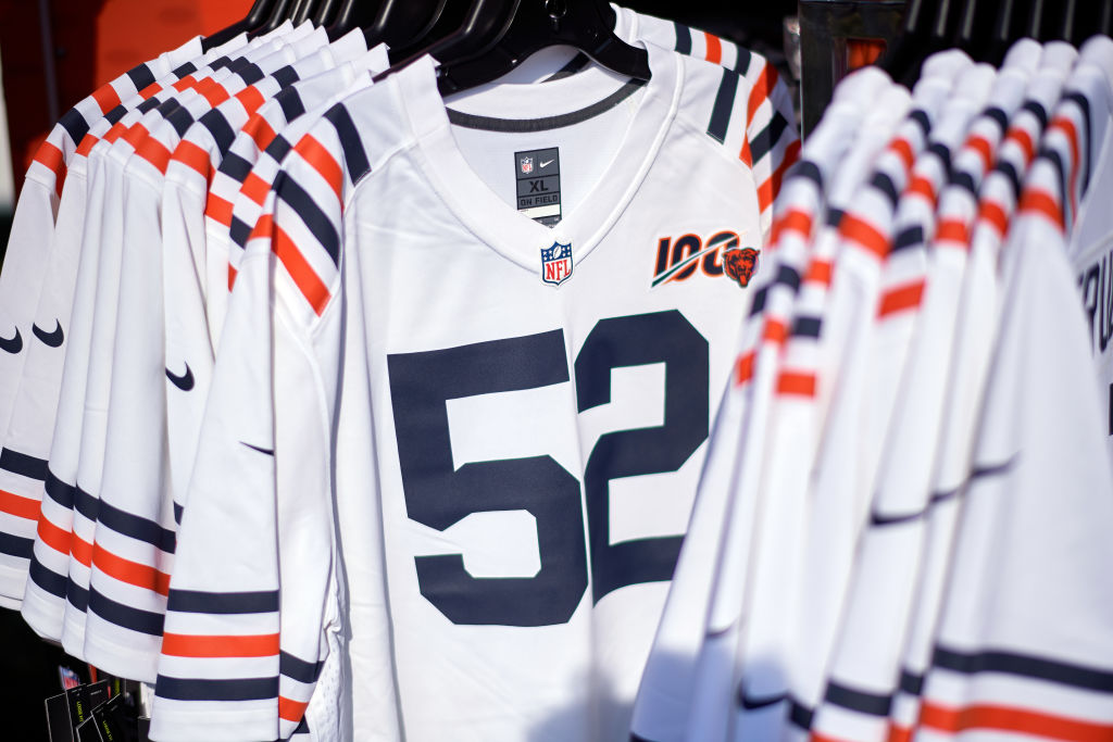 chicago bears jersey colors