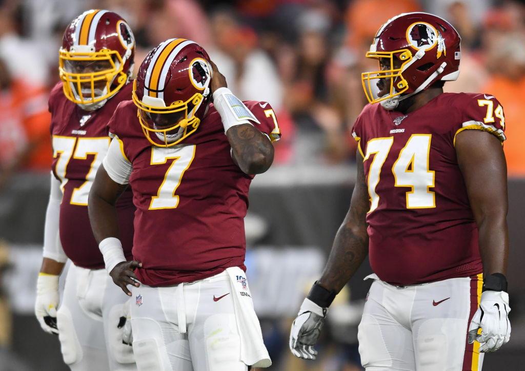Dwayne Haskins might be the most athletically talented quarterback the Washington Redskins have, but that doesn't mean he's ready to start.