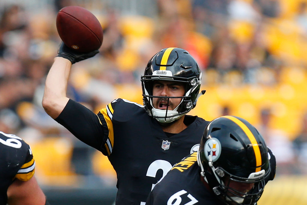 Landry Jones in his time with the Pittsburgh Steelers