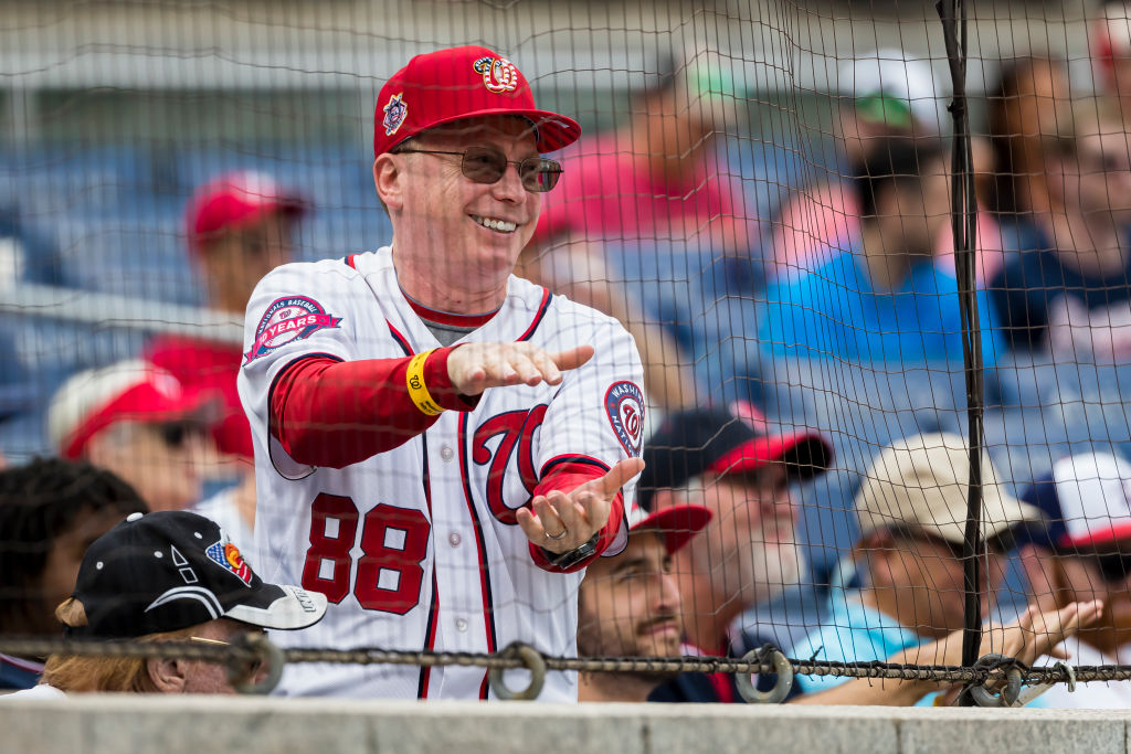 Fans of all ages are performing the Baby Shark dance at Nationals Park
