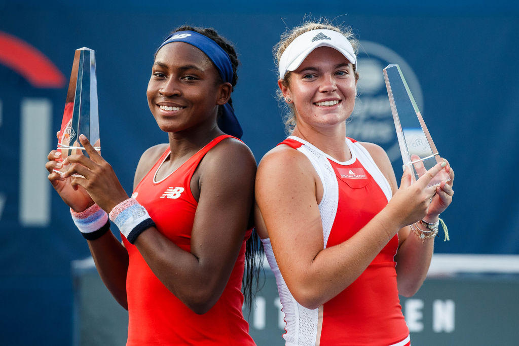 CORI GAUFF (USA)and CATHERINE MCNALLY (USA)